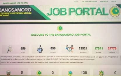 bangsamorojobportal gov ph|Work With Us .